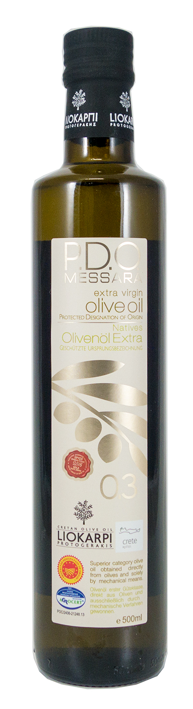 Extra panenský olivový olej kyselost 0,3% - 500ml Liokarpi Protogerakis