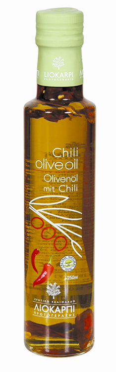 Extra panenský olivový olej s chilli 250ml Liokarpi Protogerakis