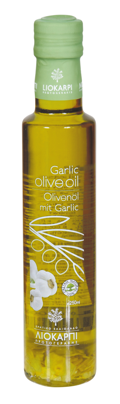Extra panenský olivový olej s česnekem 250ml Liokarpi Protogerakis