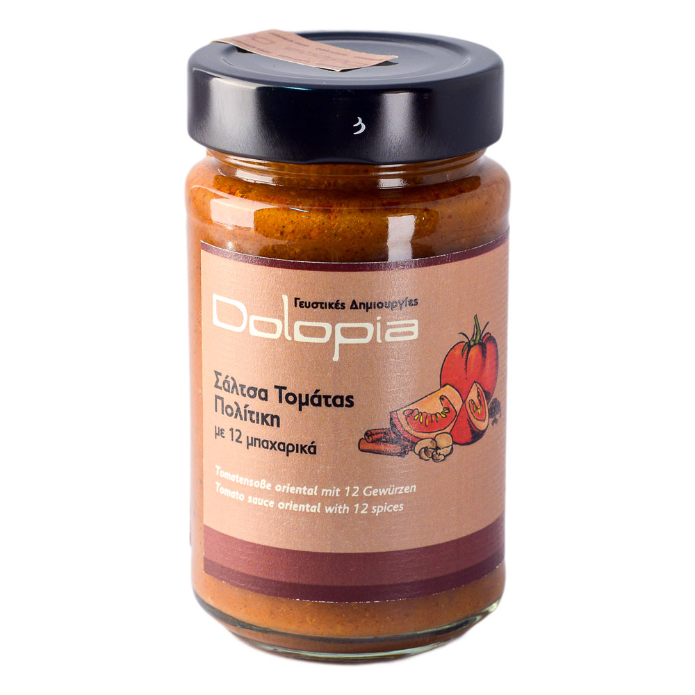 Rajčatová omáčka s 12 druhy koření 250g DOLOPIA