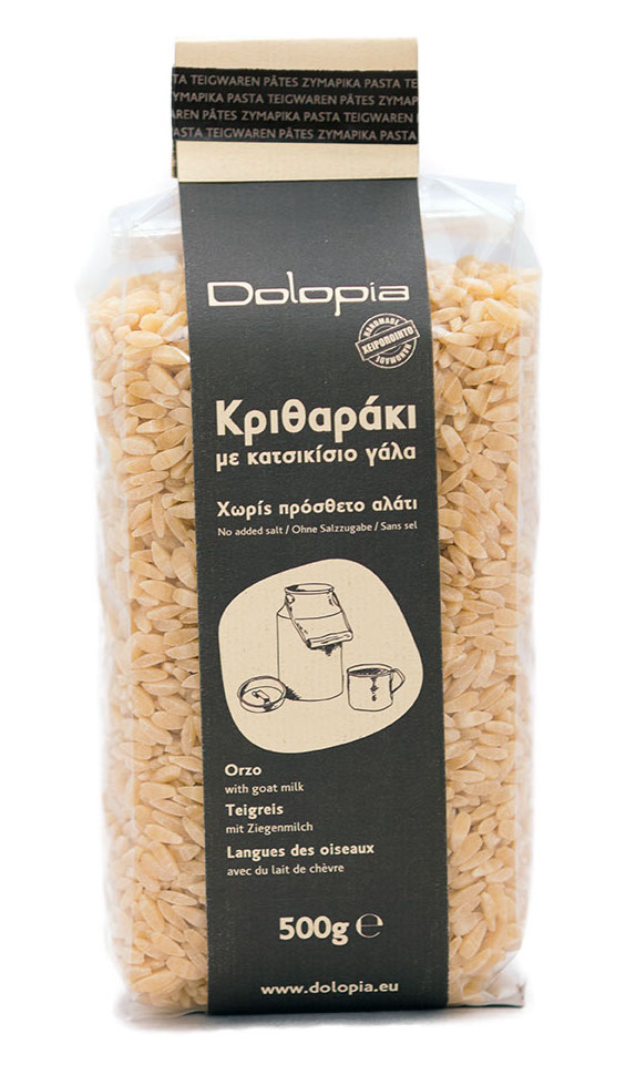 Těstovinová rýže kritharaki s kozím mlékem 500g DOLOPIA