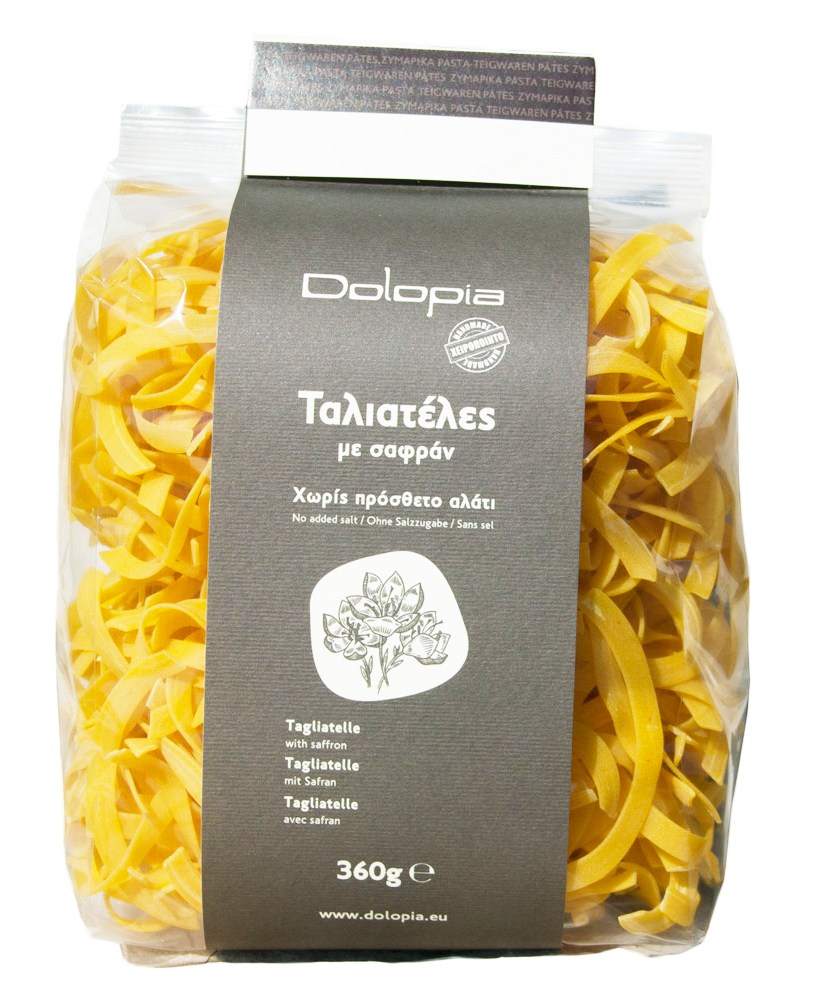 Tagliatelle s řeckým šafránem 360g DOLOPIA