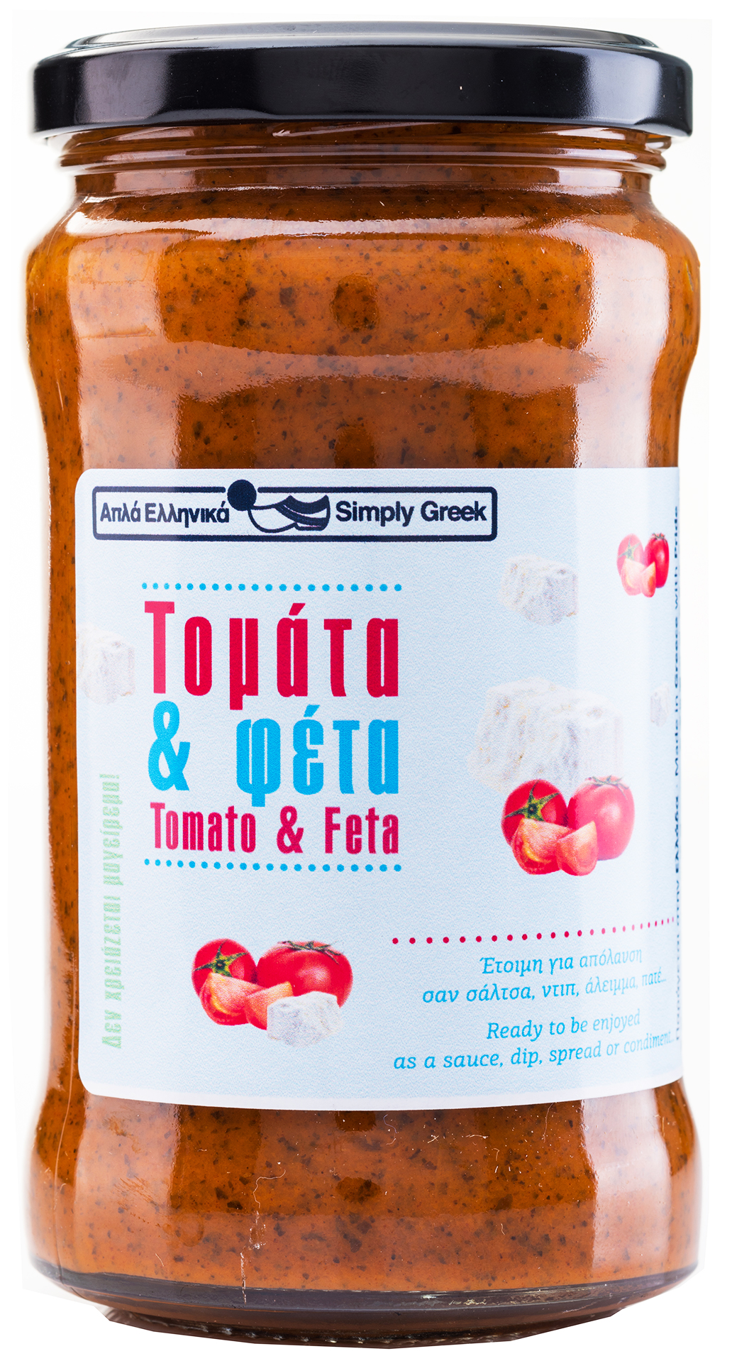 Omáčka z řeckých rajčátek s sýrem feta 280g Simply Greek