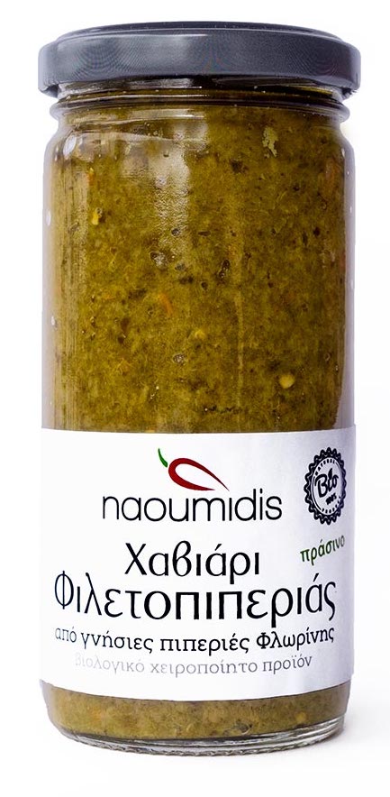 BIO pesto ze zelené papriky 260g NAOUMIDIS