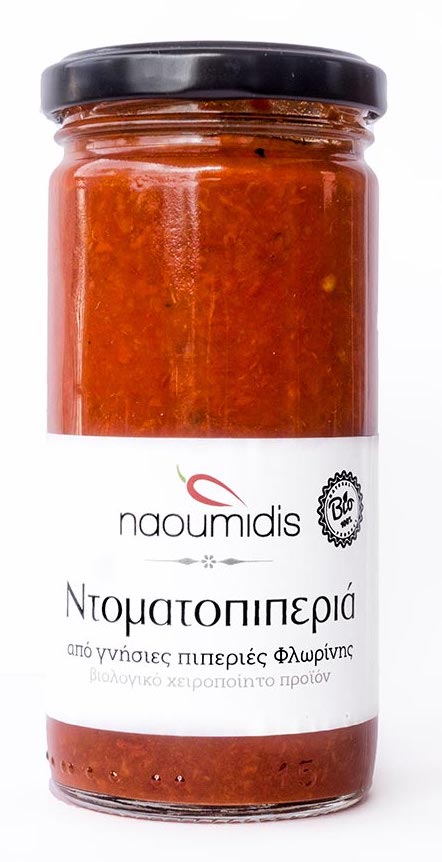 Ntomatopiperia - BIO pomazánka z florina paprik s rajčaty a bylinkami 260g NAOUMIDIS
