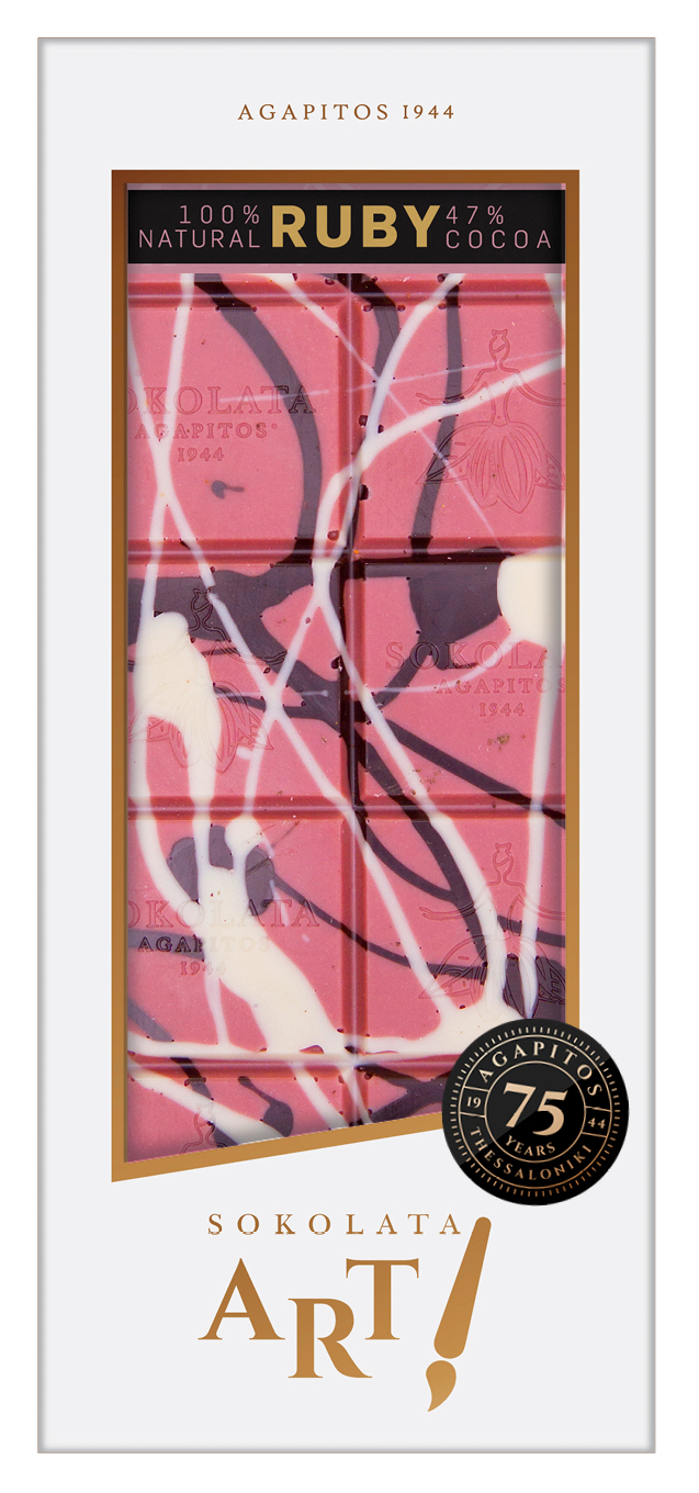 RUBY čokoláda JP Art Design 100g SOKOLATA AGAPITOS
