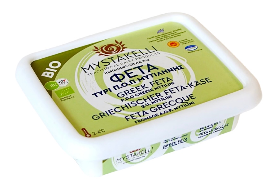 BIO Sýr Feta Mytilinis P.D.O. z Lesbu | Mystakelli váha: 200g
