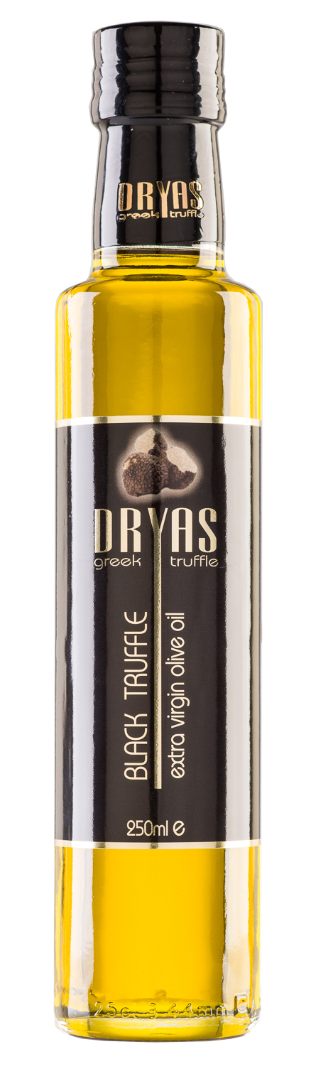 Extra panenský olivový olej s černým řeckým lanýžem DRYAS Velikost balení: 250ml