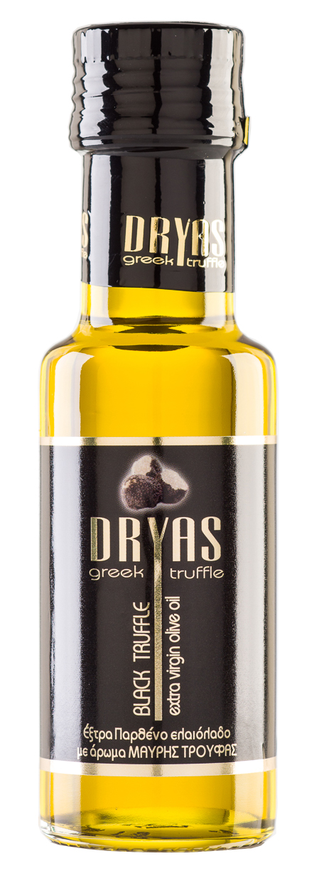 Extra panenský olivový olej s černým řeckým lanýžem DRYAS Velikost balení: 100ml