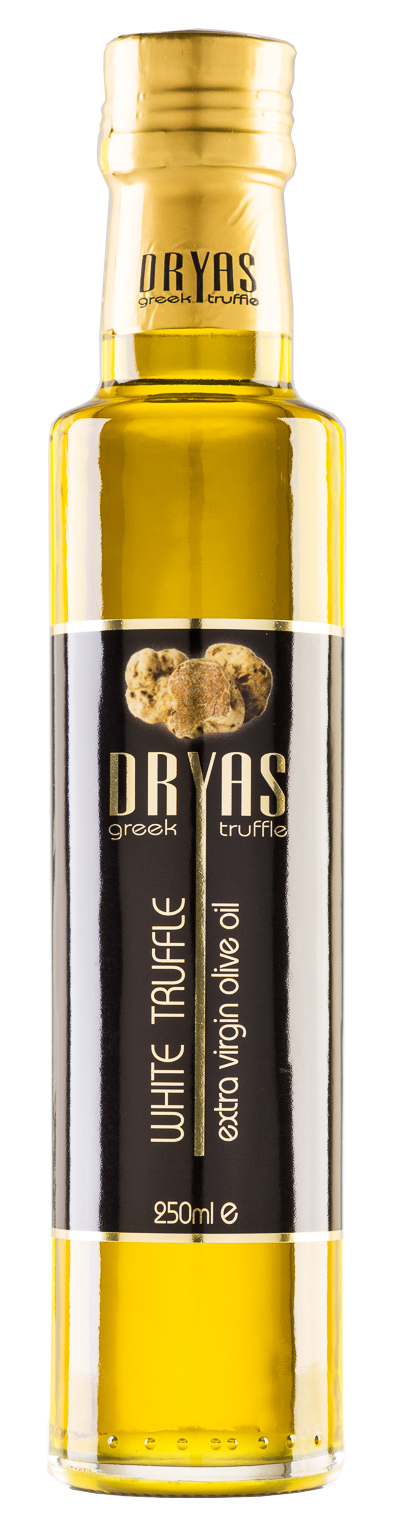 Extra panenský olivový olej s bílým řeckým lanýžem DRYAS Velikost balení: 250ml