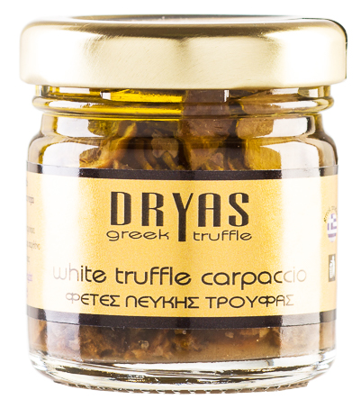 Carpaccio z bílých řeckých lanýžů 30g DRYAS