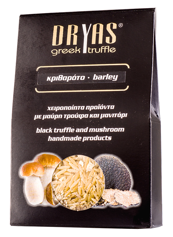 Těstovinová rýže s houbami portobello a černými řeckými lanýži 300g DRYAS