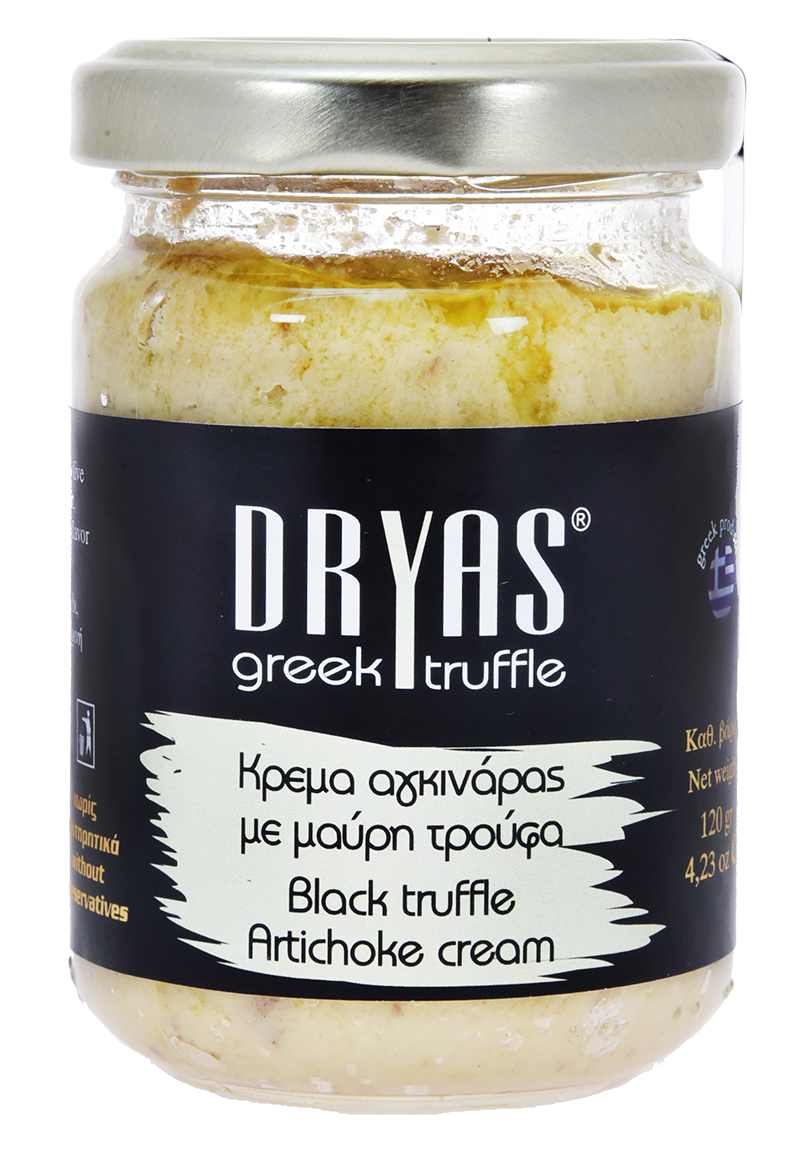 Krém z artyčoku s černým řeckým lanýžem 120g DRYAS
