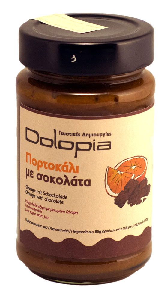 Pomerančová marmeláda s čokoládou 280g DOLOPIA