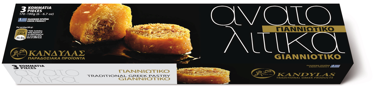 Gianniotiko tradiční řecký dezert 180g KANDYLAS
