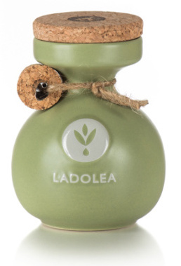BIO extra panenský olivový olej v zelené keramické nádobě 200ml Ladolea