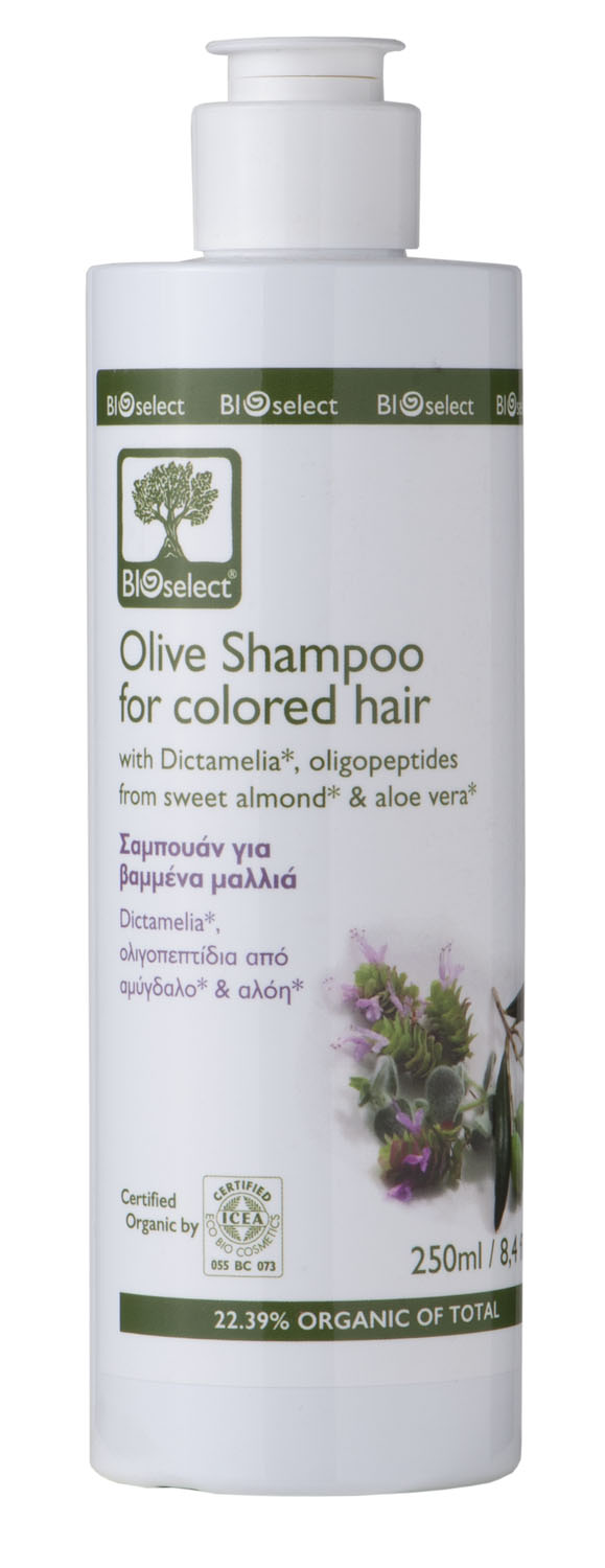Olivový šampon na barvené vlasy 250ml Bioselect®