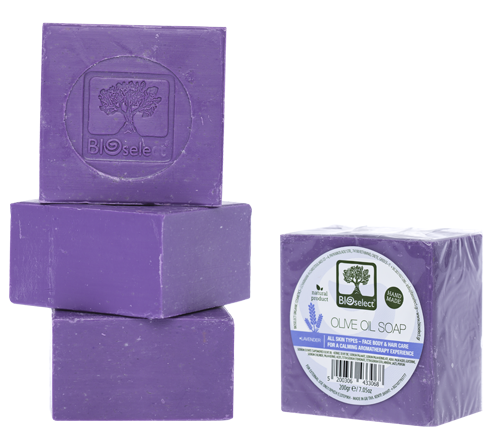 Přírodní olivové mýdlo s levandulí 200g BIOselect®