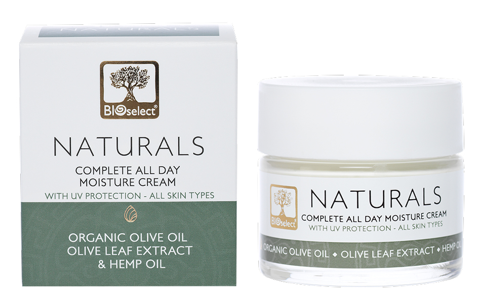Denní hydratační krém s UV ochranou pro všechny typy pleti 50ml BIOselect® NATURALS