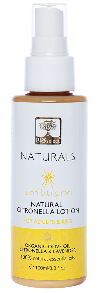 Přírodní sprej s Citronellou proti komárům pro dospělé i děti 100ml BIOselect® NATURALS