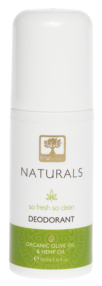 Deodorant s BIO olivovým a konopným olejem 50ml BIOselect® NATURALS
