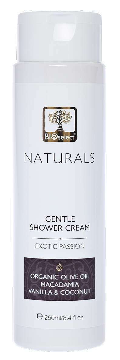Jemný sprchový krém EXOTIC PASSION 250ml BIOselect® NATURALS