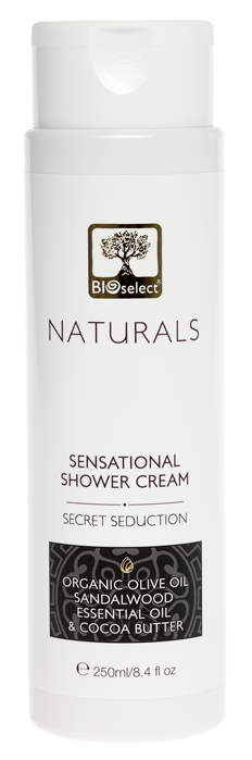 Jemný sprchový krém SECRET SEDUCTION 250ml BIOselect® NATURALS