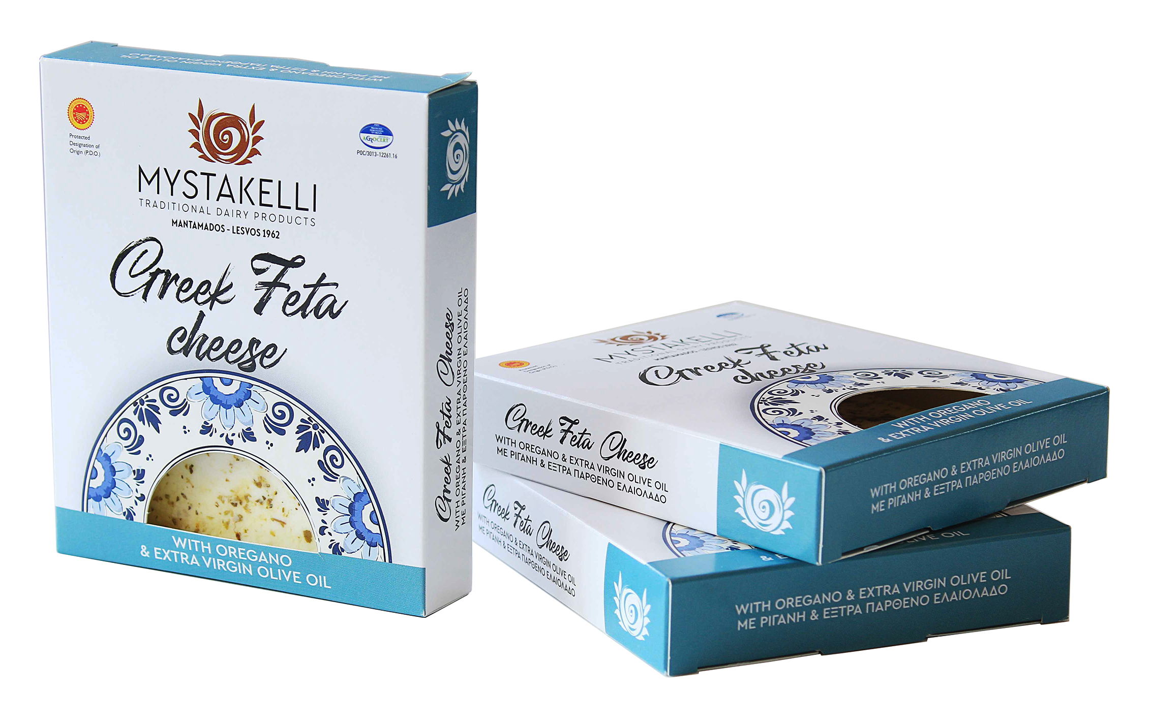Feta Mytilinis P.D.O. z Lesbu s oreganem 150g MYSTAKELLI