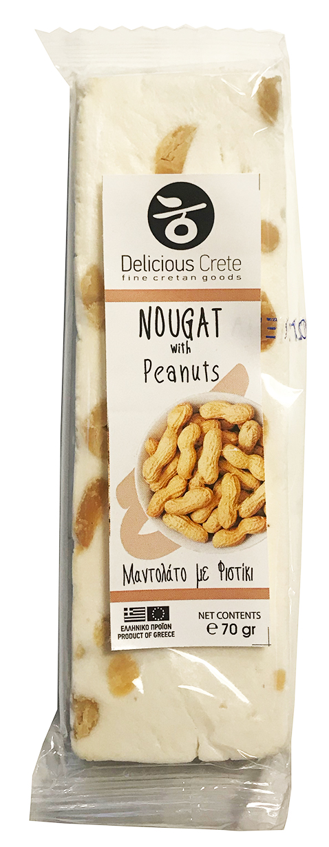 Nougat tyčinka s burskými oříšky 70g PREMIUM CRETE