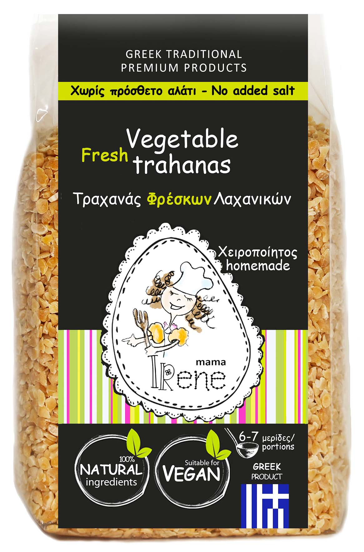Těstoviny TRACHANAS se zeleninou 400g MAMA EIRINE