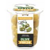 Zelené řecké olivy plněné mandlemi 220g OLIVE FRESH