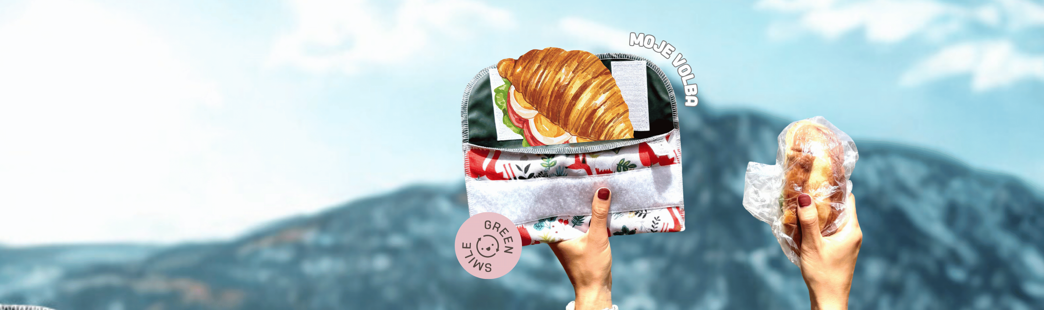 Green Smile svačinové obaly, voděodolné a pratelné, ekologikcá alternativa pro jednorázové balení