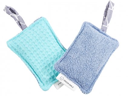 froté houbička na nádobí modrá