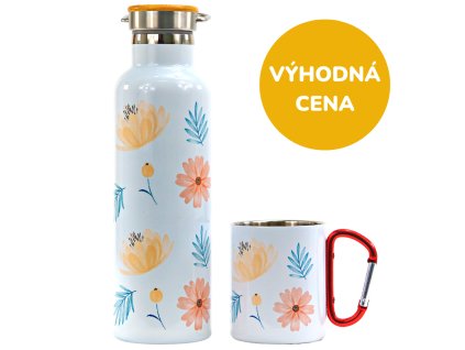 SET GREEN SMILE Termoska a termohrnek