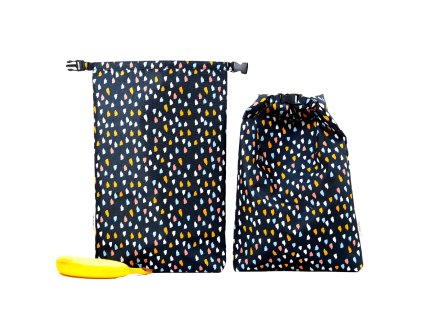 Rolovací obal na svačinu - Barevný déšť/velký