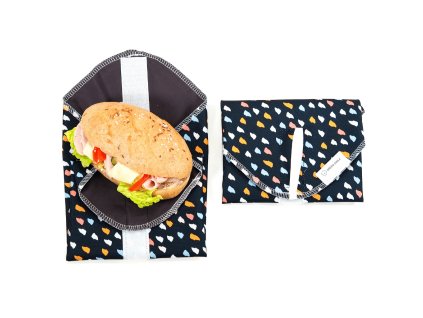 Svačinový ubrousek - Barevný déšť