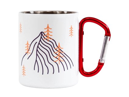 termo plecháček s karabinou - hory a lesy