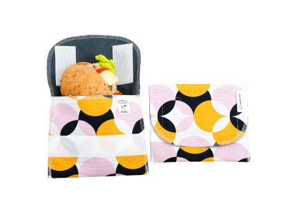 Obal na svačinu - Retro kruhy Houska