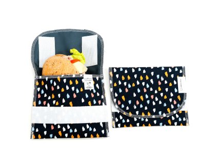 Obal na svačinu - Barevný déšť Houska