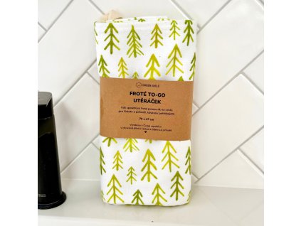 Cestovní ručníček se stromky/ velký