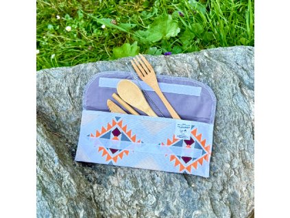 Obal na příbor - Bílý indián