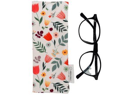 Obal na brýle - Tulipány