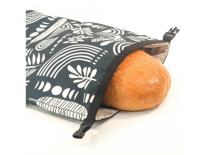 kapsa na chleba s abstraktním vzorem