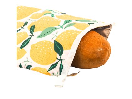 pytlík na chleba s citrony