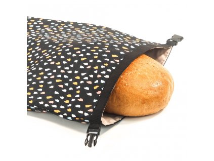designová kapsa na chleba černá