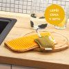 Žlutý set do kuchyně: pratelná houbička a hadříky