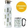 Termo láhev a termo hrnek s potiskem stromů