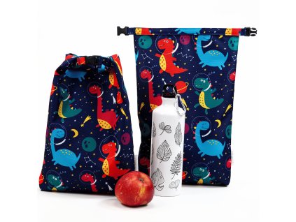 Rolovací obal na desiatu - Dino vo vesmíre/ veľký