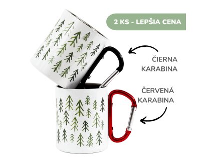 Termohrnčeky s karabínou - Stromy v sete