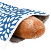 Funkčné vrecko na chlieb - Modré listy